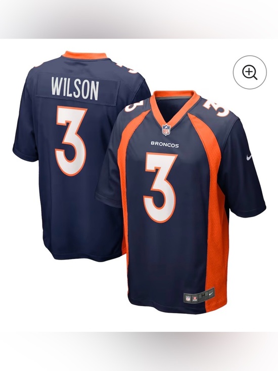 Nike Other - NWT - Russell Wilson Denver Broncos Nike Youth Game Jersey - Navy
